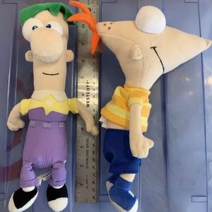 Disney Phineas & Ferb Plush With Original Tags